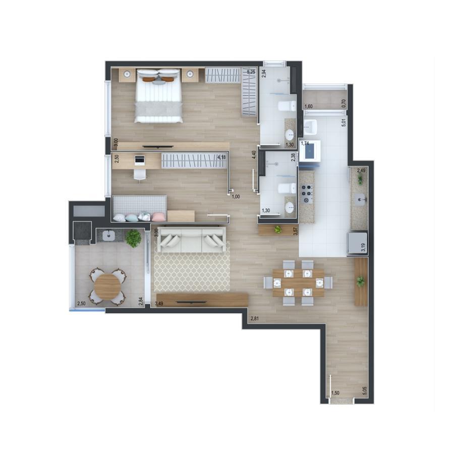 Apartamento à venda com 2 quartos, 91m² - Foto 16