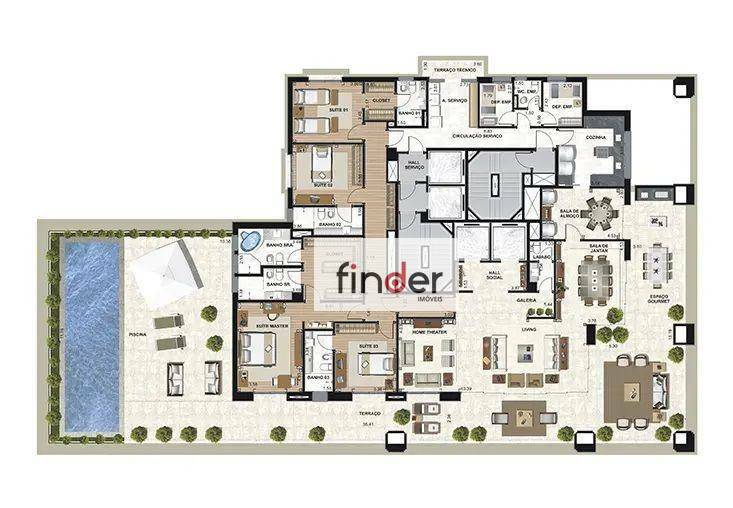 Apartamento à venda e aluguel com 4 quartos, 473m² - Foto 37