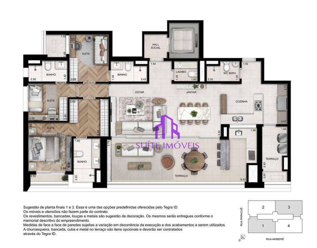 Apartamento à venda com 4 quartos, 157m² - Foto 27