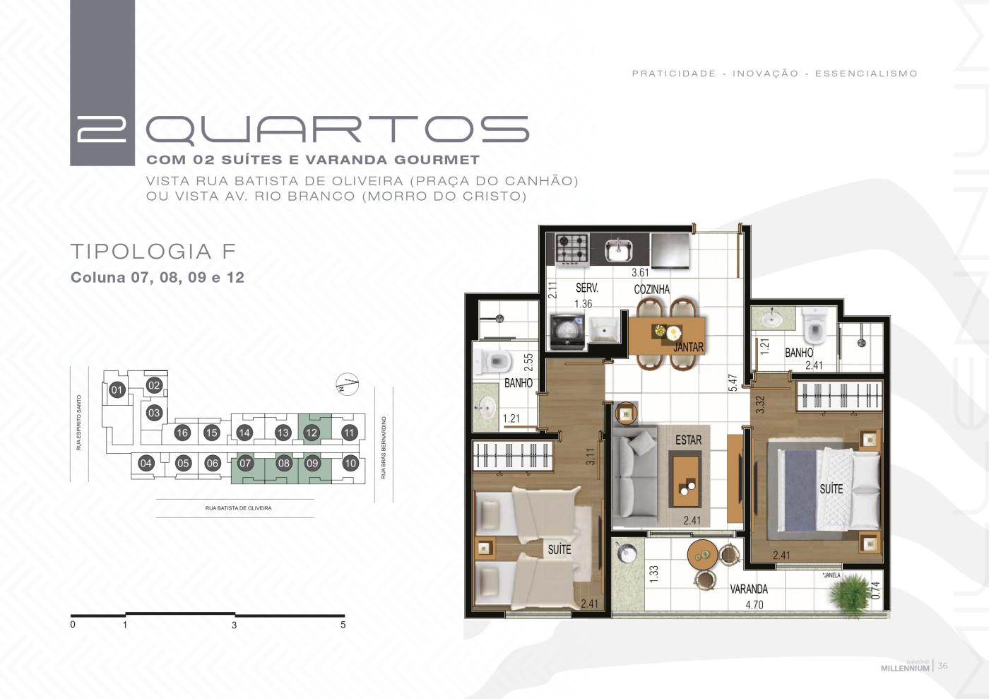 Apartamento à venda com 2 quartos - Foto 5