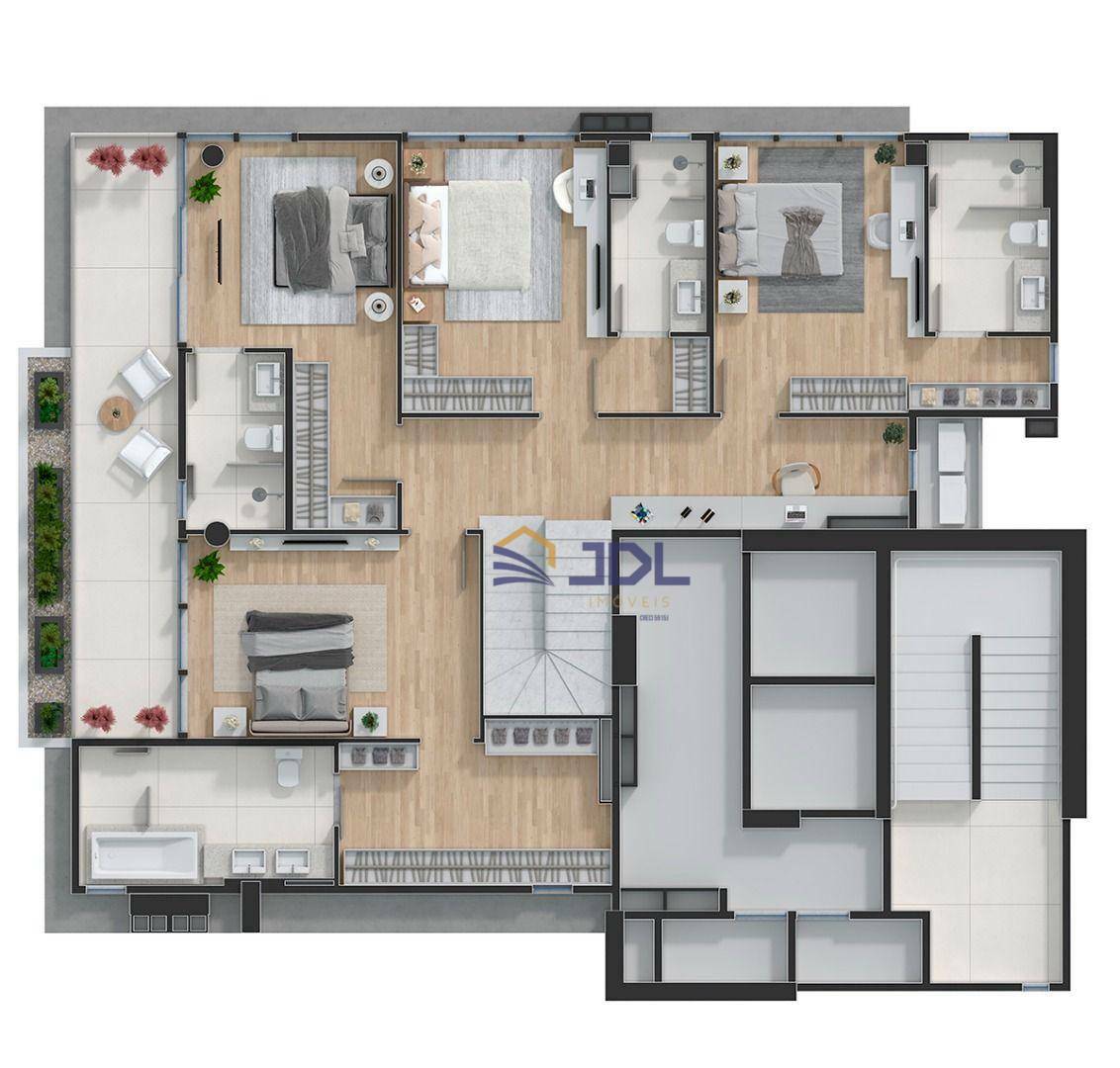 Cobertura à venda com 4 quartos, 276m² - Foto 3