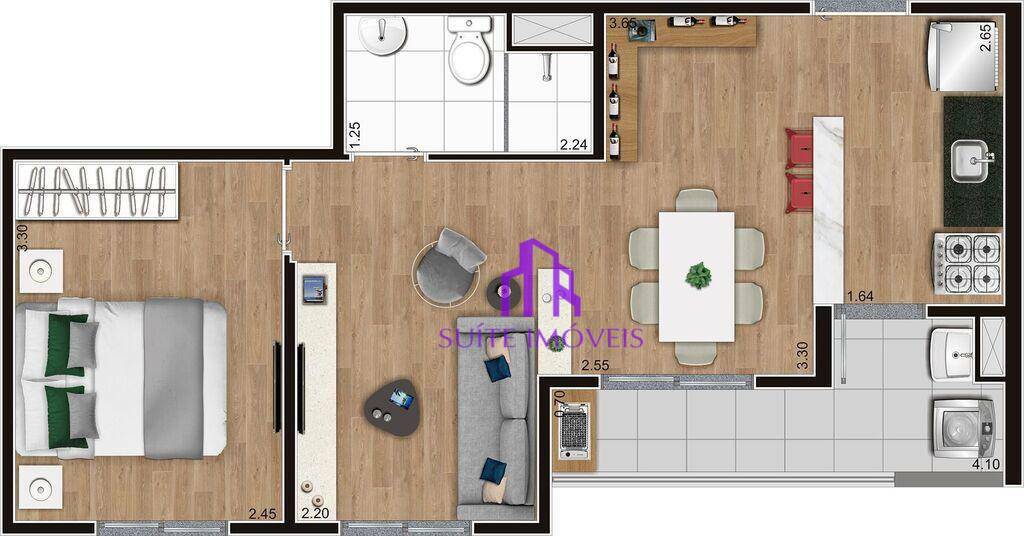 Apartamento à venda com 2 quartos, 38m² - Foto 24