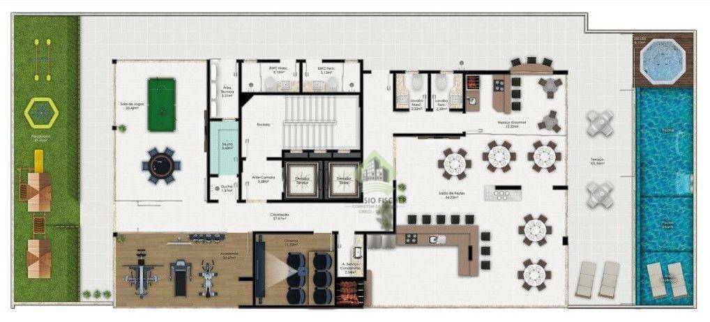 Apartamento à venda com 3 quartos, 249m² - Foto 4