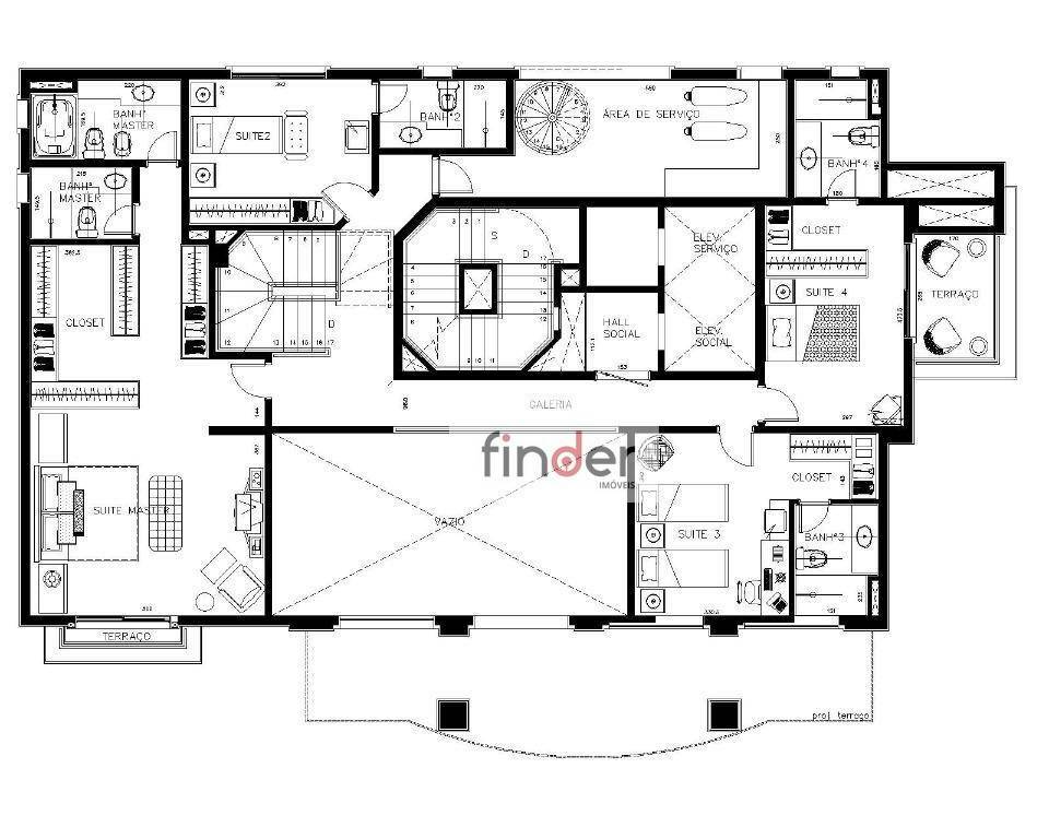 Apartamento à venda com 3 quartos, 396m² - Foto 26