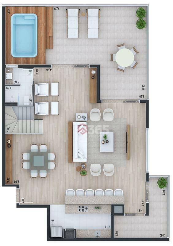 Cobertura à venda com 3 quartos, 300m² - Foto 45