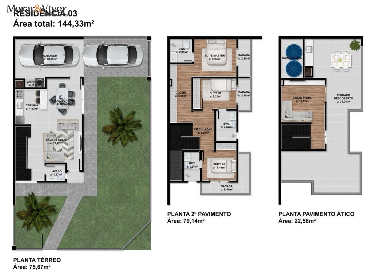 Sobrado à venda com 3 quartos, 144m² - Foto 14