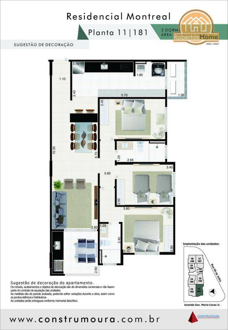 Apartamento à venda com 2 quartos, 67m² - Foto 12