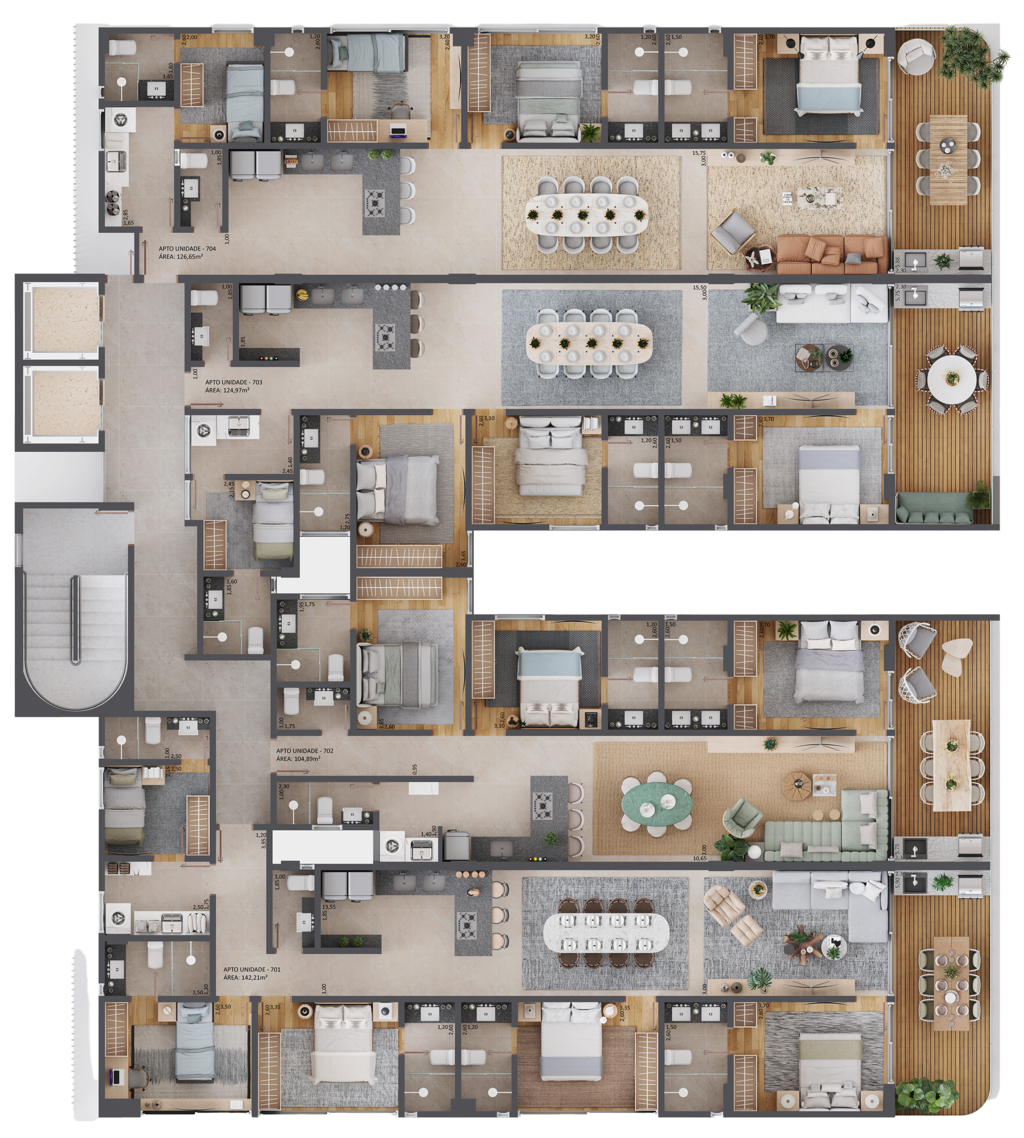 Apartamento à venda com 4 quartos, 14425m² - Foto 33