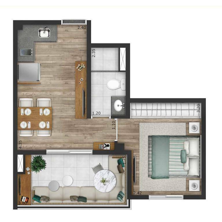 Apartamento à venda com 2 quartos, 57m² - Foto 35