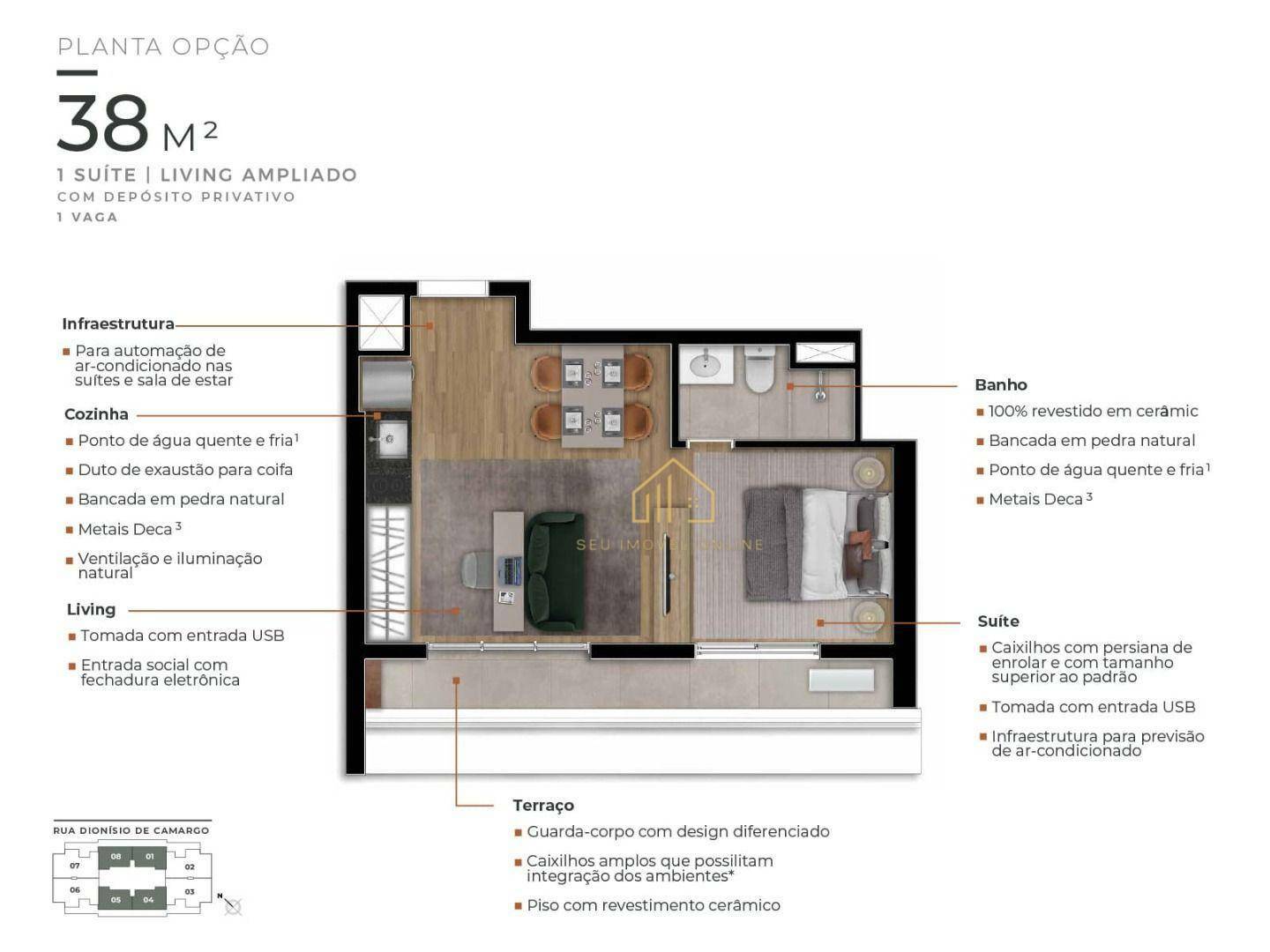 Apartamento à venda com 1 quarto, 38m² - Foto 51