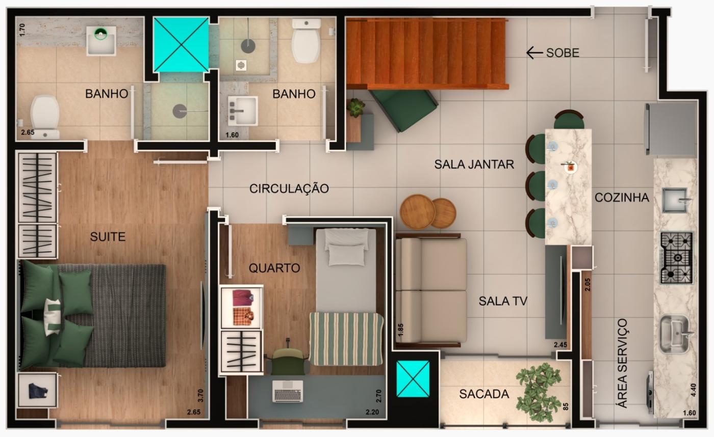 Cobertura à venda com 3 quartos, 121m² - Foto 5