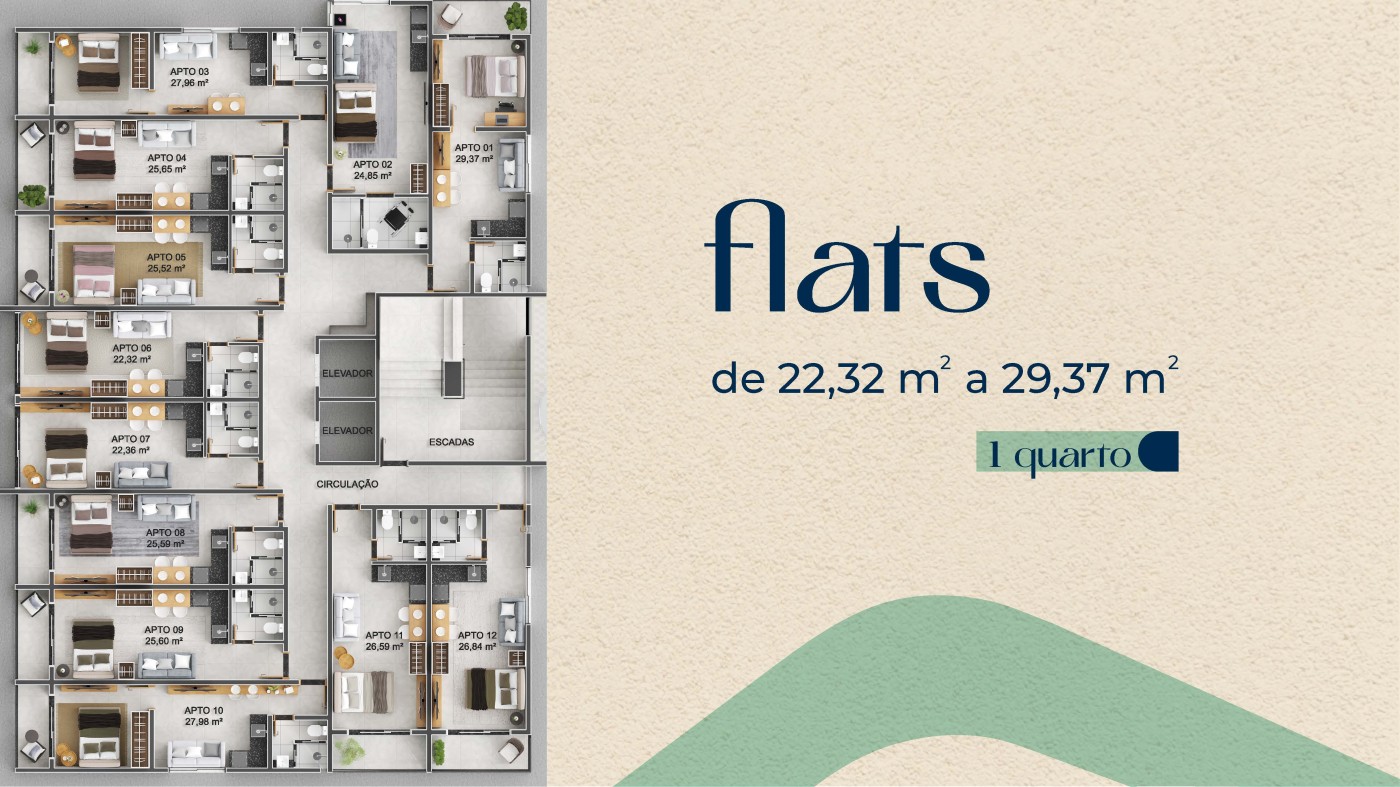 Apartamento à venda com 1 quarto, 29m² - Foto 17