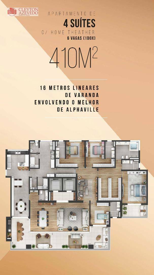 Apartamento à venda com 4 quartos, 313m² - Foto 38