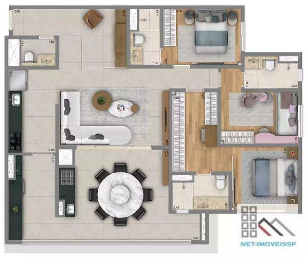 Apartamento à venda com 3 quartos, 125m² - Foto 44