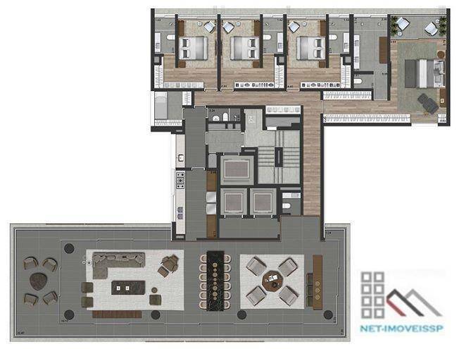 Apartamento à venda com 4 quartos, 403m² - Foto 12