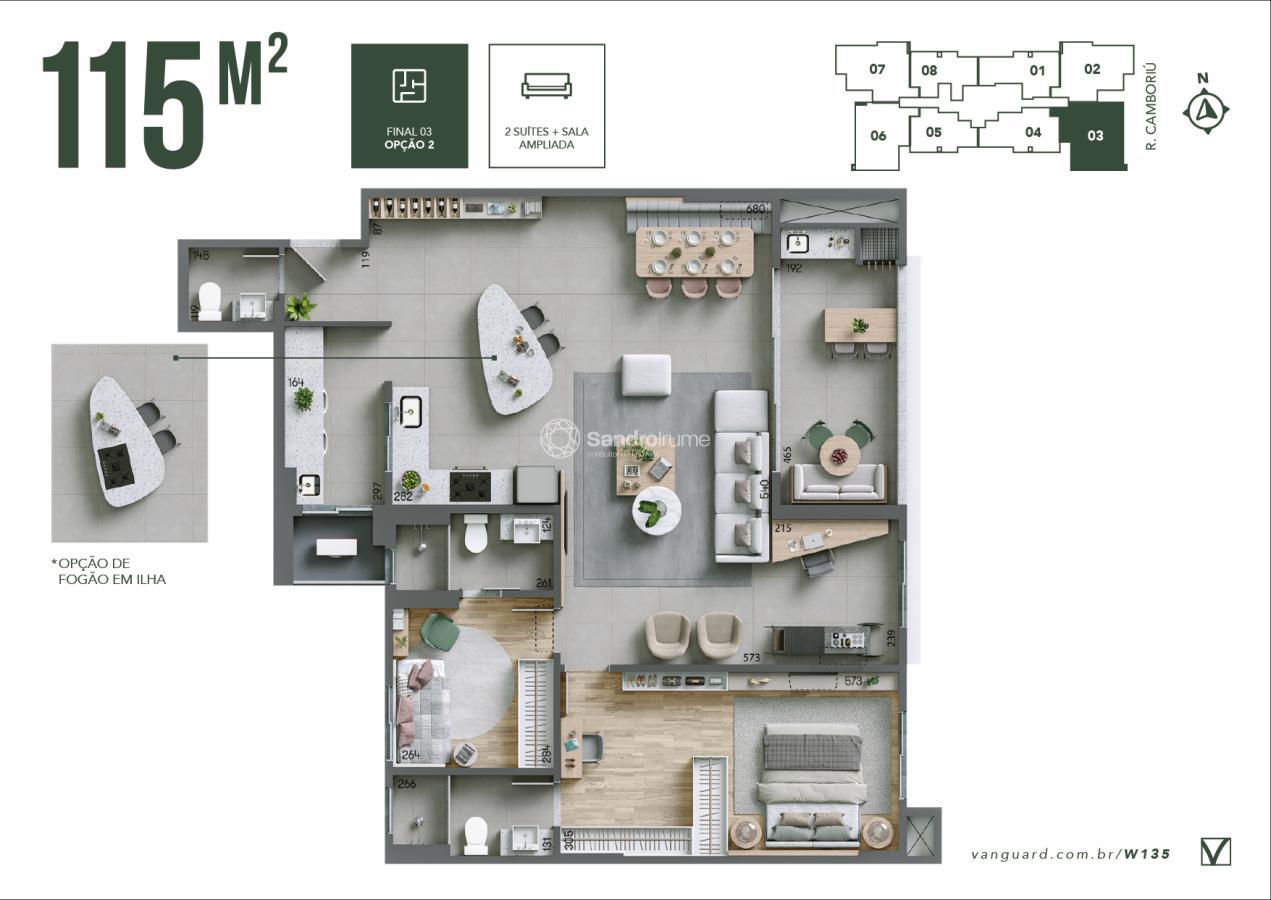 Apartamento à venda com 3 quartos, 115m² - Foto 22