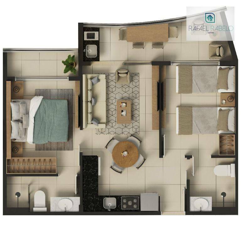 Apartamento à venda com 3 quartos, 72m² - Foto 17