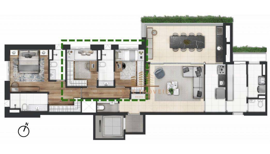 Apartamento à venda com 3 quartos, 151m² - Foto 18