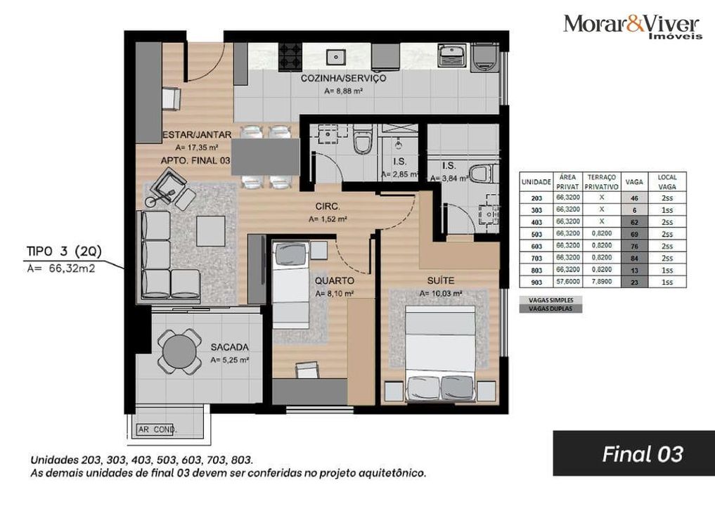 Apartamento à venda com 2 quartos, 67m² - Foto 21