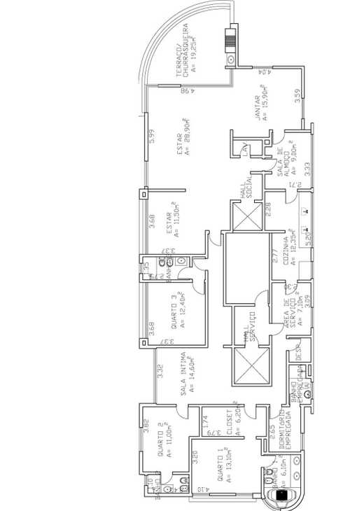 Apartamento à venda com 4 quartos, 243m² - Foto 6