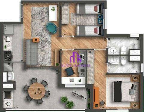 Apartamento à venda com 2 quartos, 63m² - Foto 16