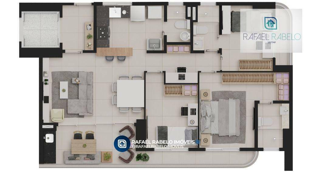 Apartamento à venda com 2 quartos, 69m² - Foto 17