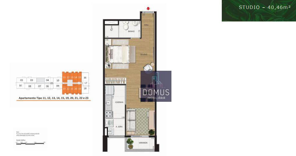 Apartamento à venda com 2 quartos, 50m² - Foto 18