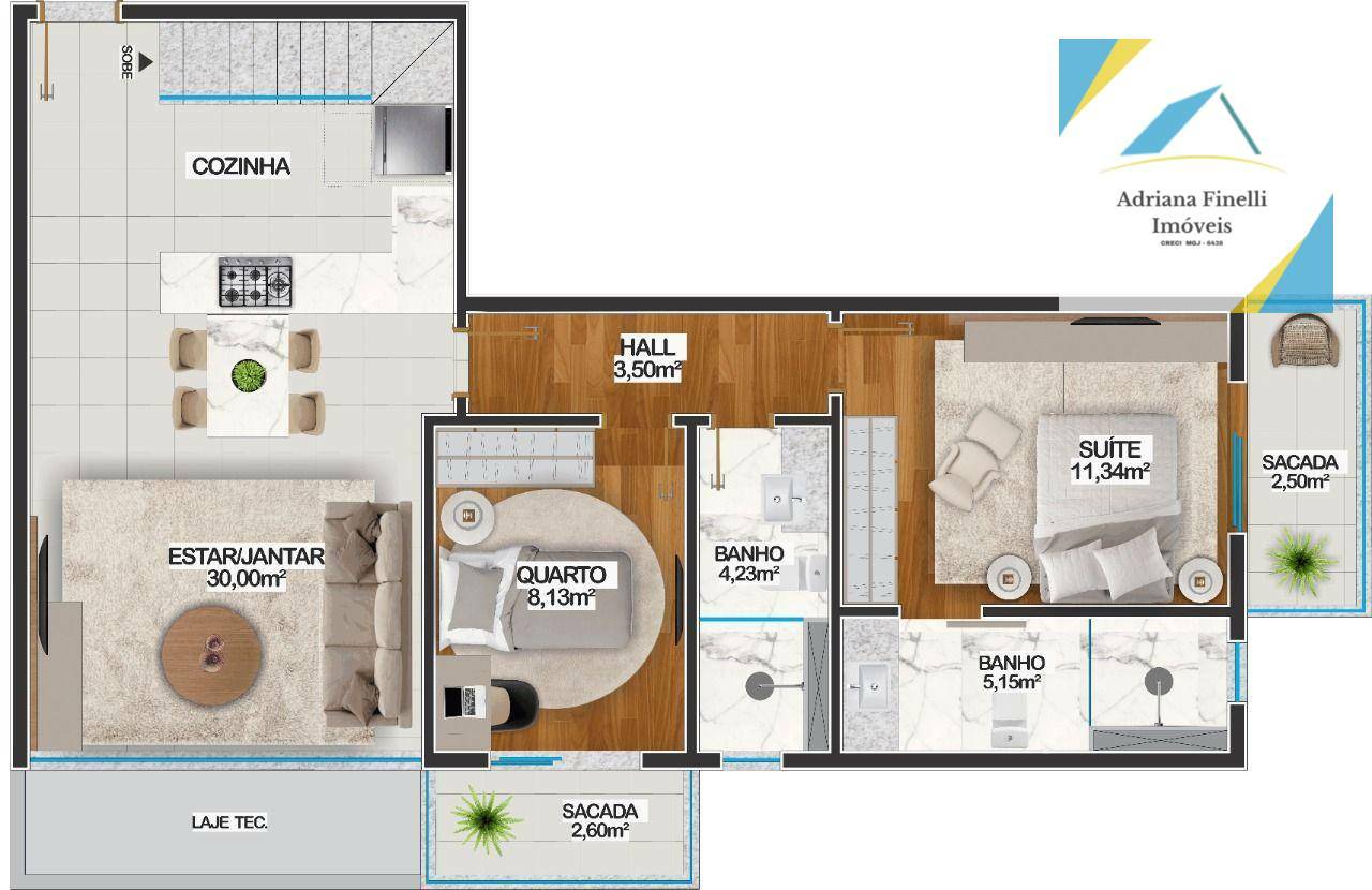 Apartamento à venda com 2 quartos, 74m² - Foto 15