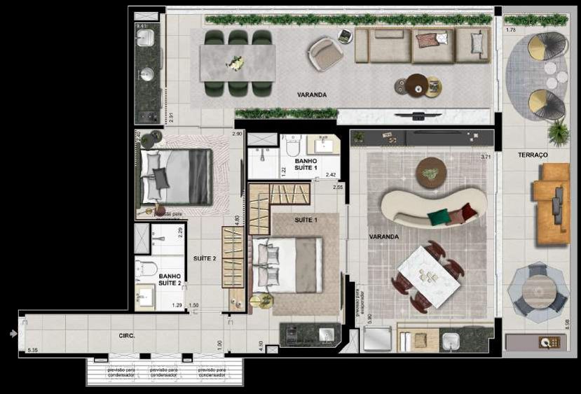 Apartamento à venda com 2 quartos, 95m² - Foto 36