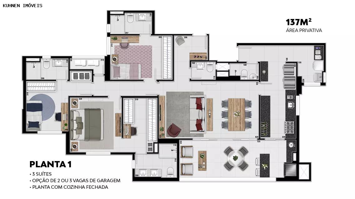 Apartamento à venda com 3 quartos, 138m² - Foto 19