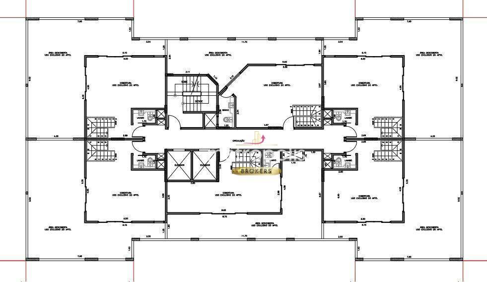 Apartamento à venda com 3 quartos, 235m² - Foto 9