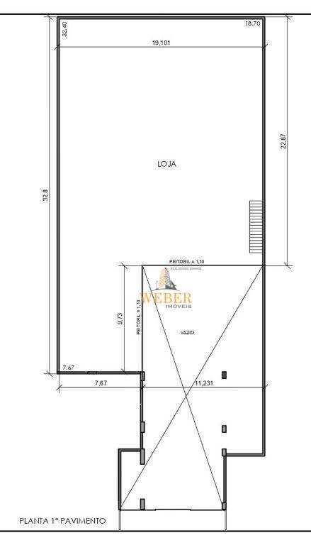 Loja-Salão à venda e aluguel, 1328m² - Foto 5