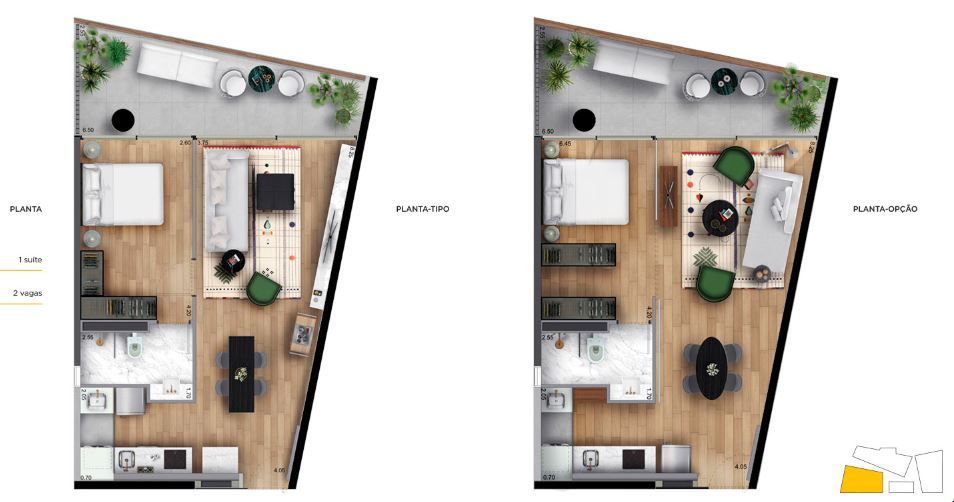 Apartamento à venda com 1 quarto, 63m² - Foto 46