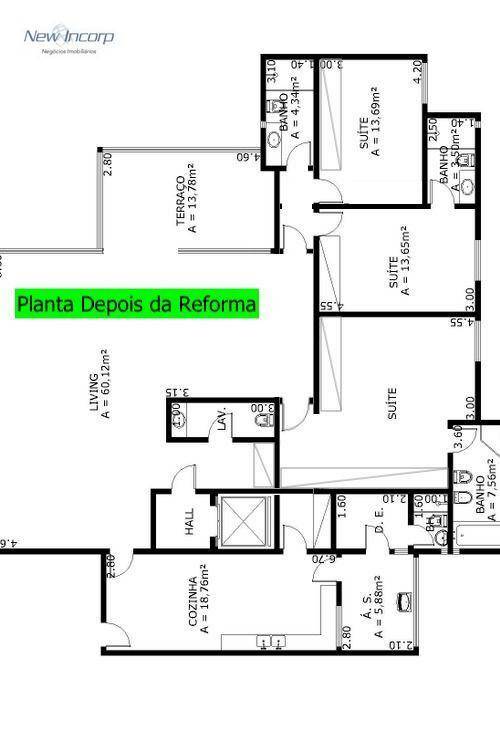 Apartamento à venda com 3 quartos, 185m² - Foto 15