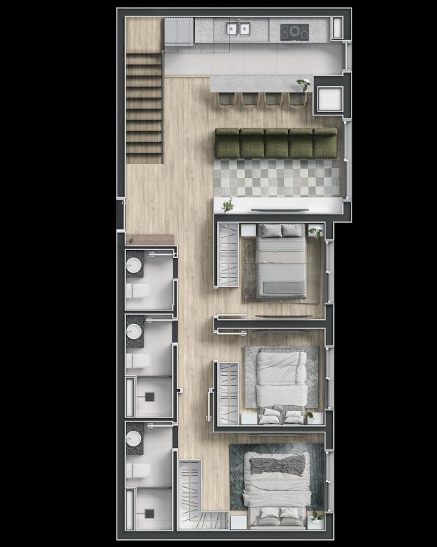 Apartamento à venda com 3 quartos, 70m² - Foto 20