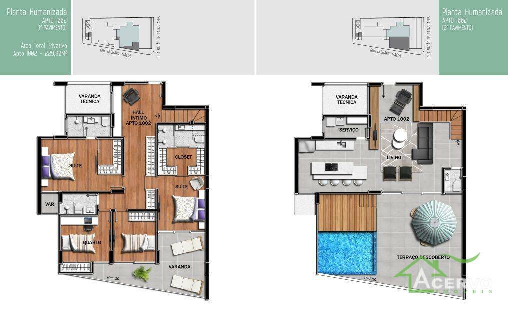 Cobertura à venda com 4 quartos, 230m² - Foto 4