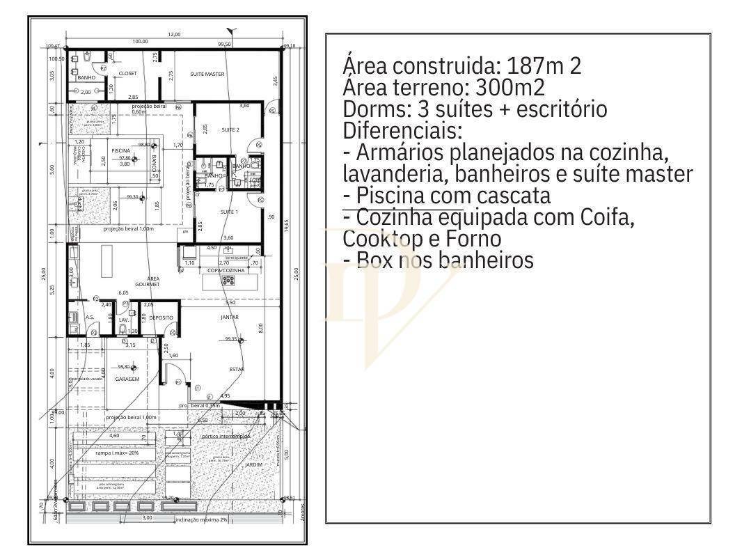 Casa de Condomínio à venda com 3 quartos, 187m² - Foto 3