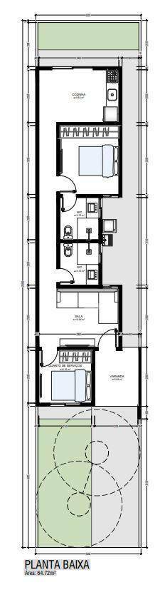 Casa à venda com 2 quartos, 64m² - Foto 2