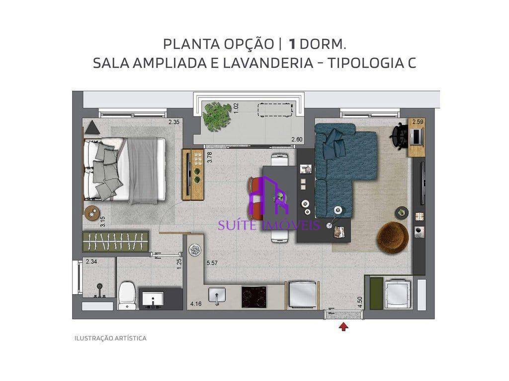 Apartamento à venda com 2 quartos, 41m² - Foto 25