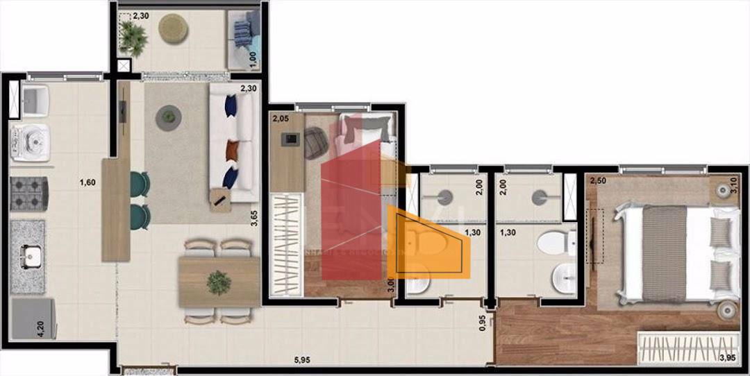 Apartamento à venda com 2 quartos, 85m² - Foto 25