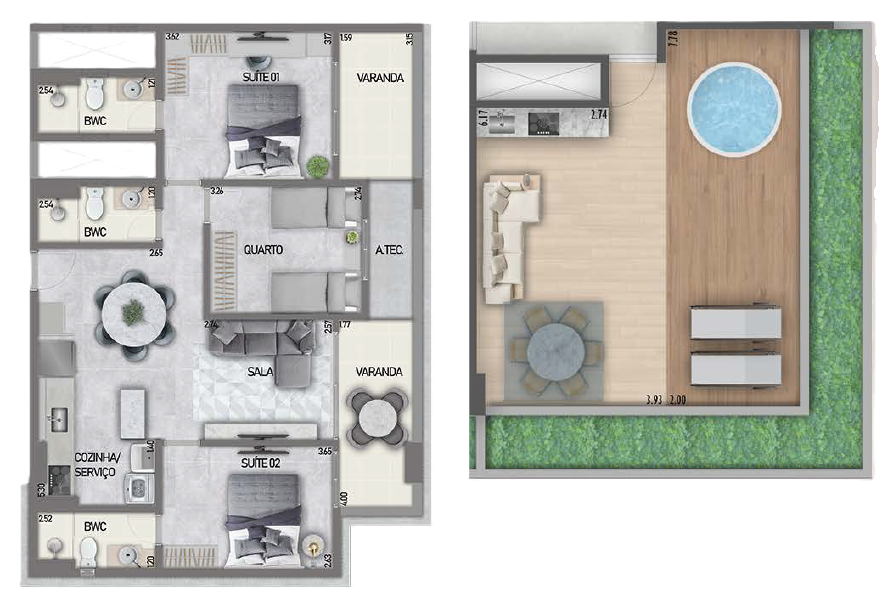 Apartamento à venda com 2 quartos, 13687m² - Foto 32