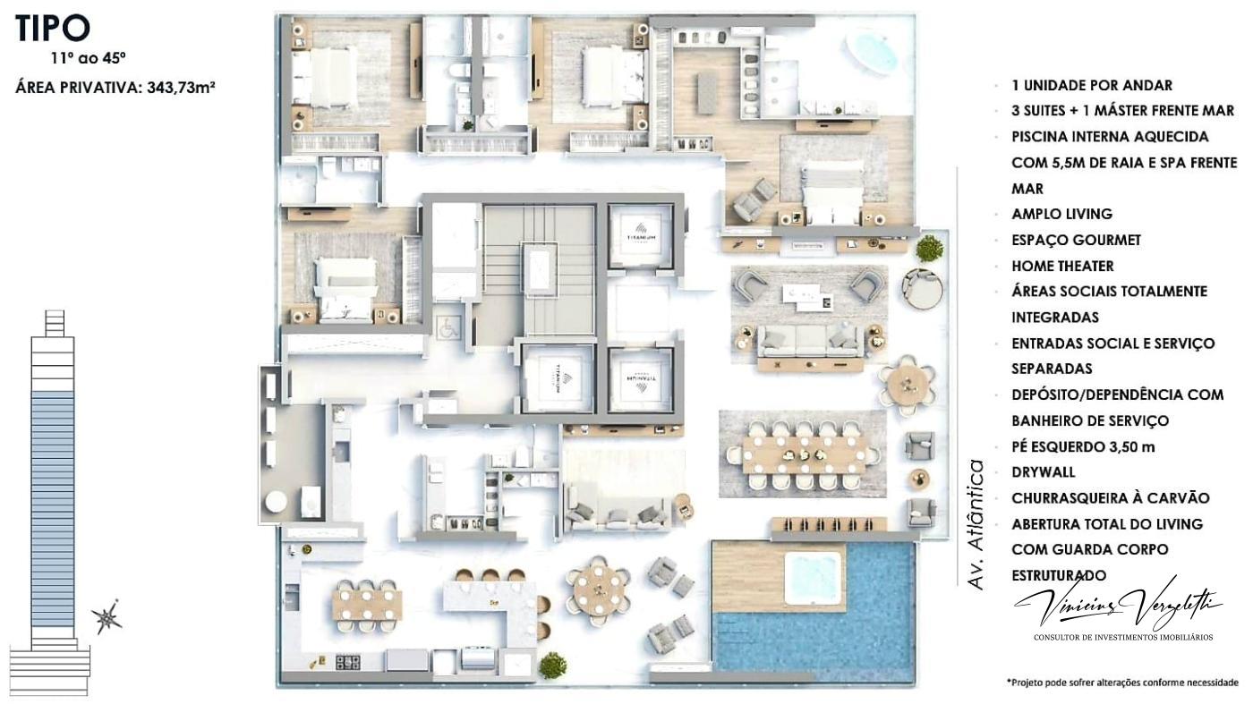 Apartamento à venda com 4 quartos, 343m² - Foto 33