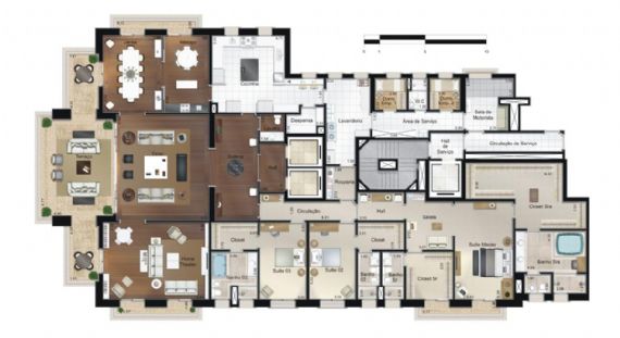 Apartamento à venda com 3 quartos, 511m² - Foto 11