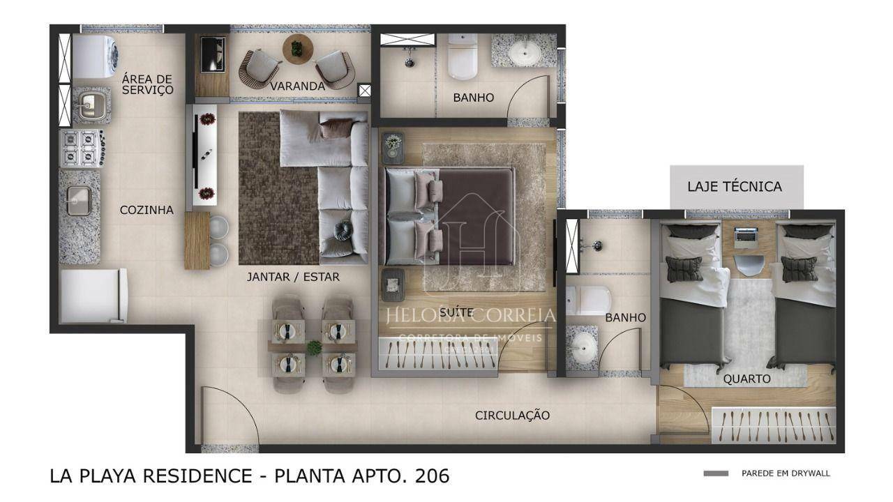 Apartamento à venda com 2 quartos, 48m² - Foto 20