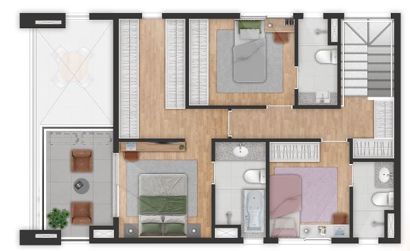 Apartamento à venda com 4 quartos, 140m² - Foto 7