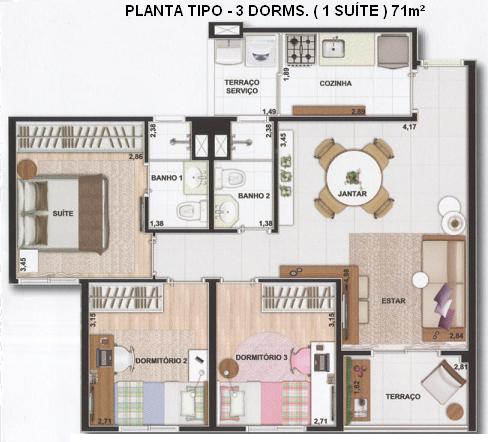 Apartamento à venda com 2 quartos, 51m² - Foto 12