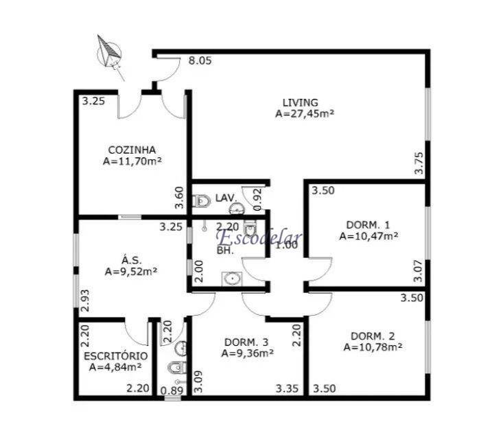 Apartamento à venda com 3 quartos, 110m² - Foto 12