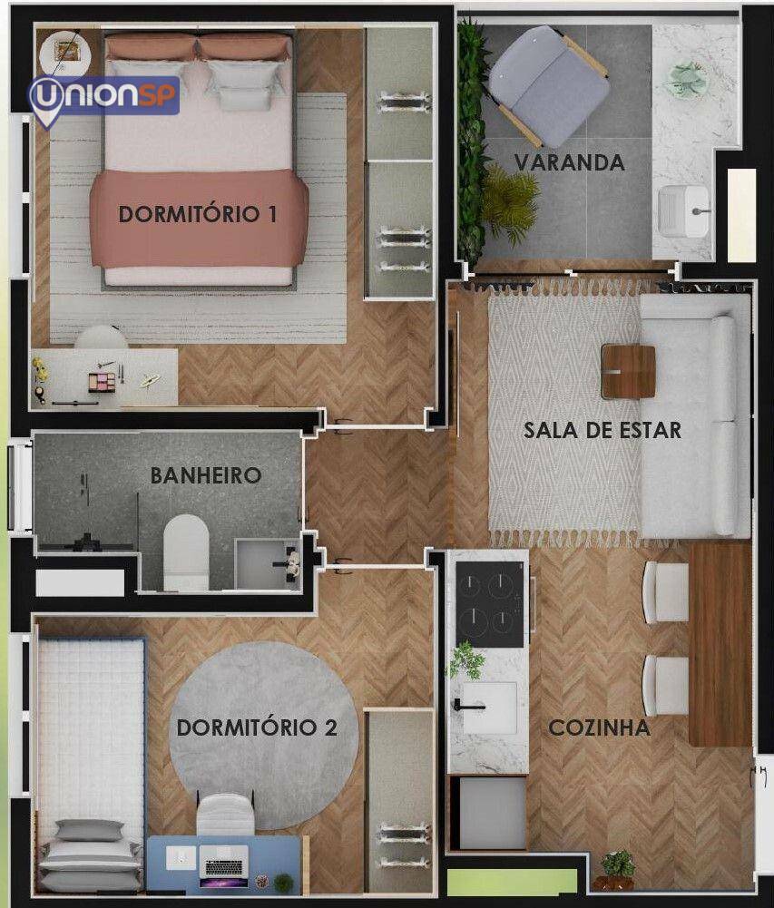 Apartamento à venda com 2 quartos, 41m² - Foto 25