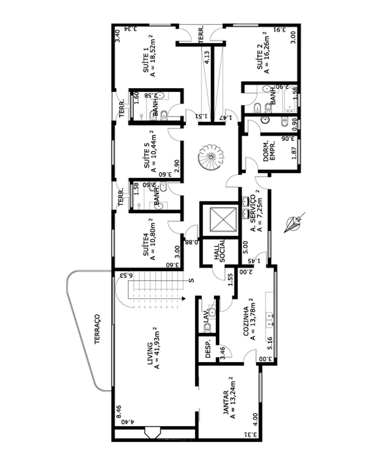 Apartamento à venda com 4 quartos, 420m² - Foto 3