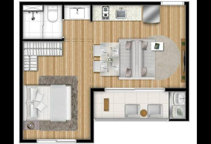 Apartamento à venda com 1 quarto, 35m² - Foto 13